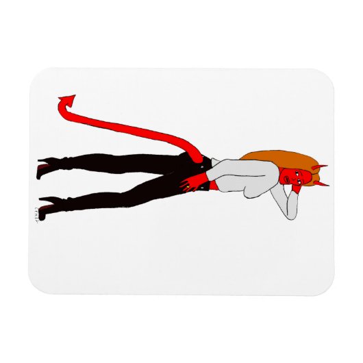 悪魔 マグネット (横)