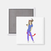 悪魔 マグネット (正面/裏面)