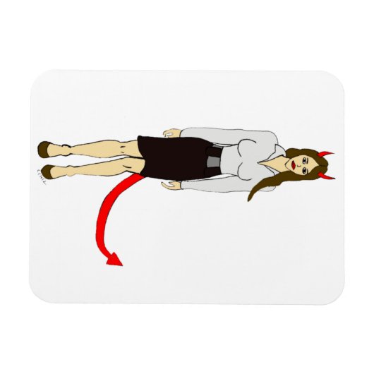 悪魔 マグネット (横)