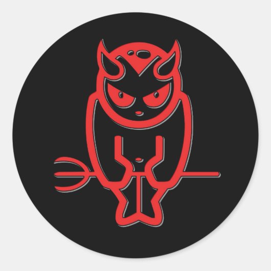 悪魔 ラウンドシール (正面)