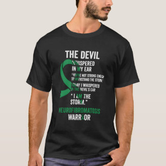 悪魔 – 神経線維腫症認識度支持肋骨 Tシャツ