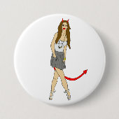 悪魔 缶バッジ (正面)