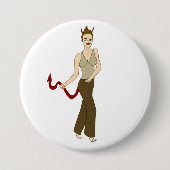 悪魔 缶バッジ (正面)