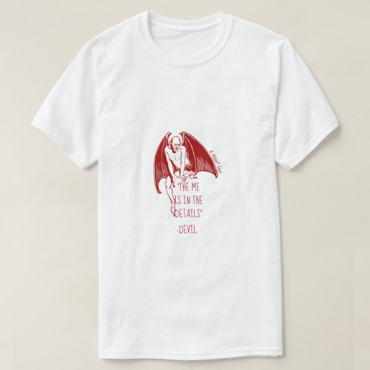 悪魔/詳細_ミスターPシャツ Tシャツ (デザイン正面)