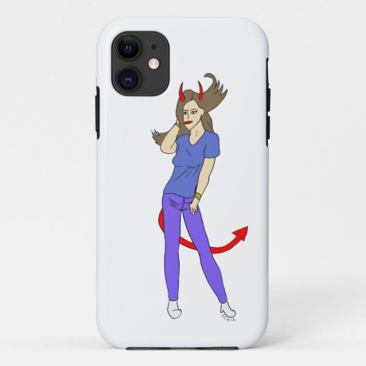 悪魔 Case-Mate iPhoneケース (裏面)