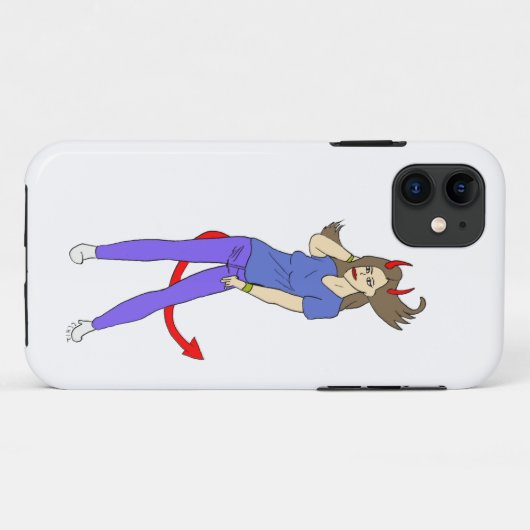 悪魔 Case-Mate iPhoneケース (裏面(横))