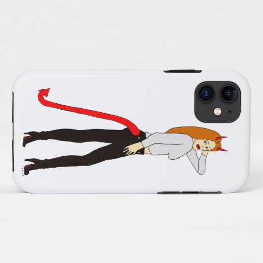 悪魔 Case-Mate iPhoneケース (裏面(横))