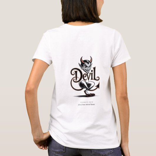 悪魔 Tシャツ (裏面)