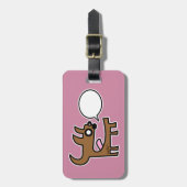 悪魔chichi旅行ラベル ラゲッジタグ (正面縦)