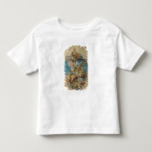 悪(キャンバスの油)の下で打つジュピター トドラーTシャツ