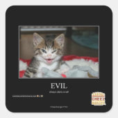 悪 スクエアシール (正面)