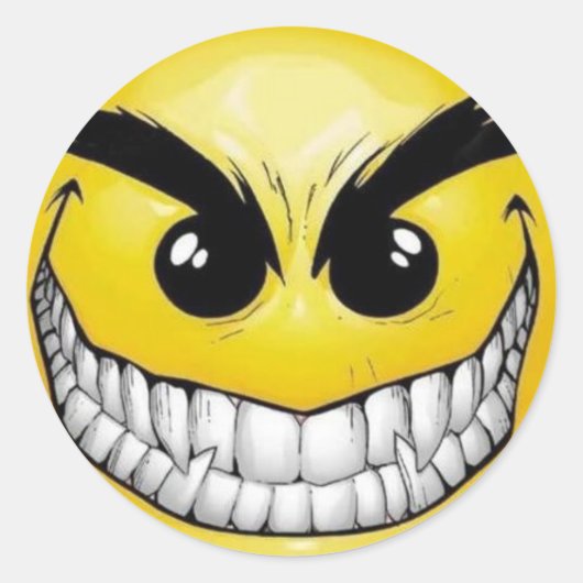 悪 ラウンドシール (正面)