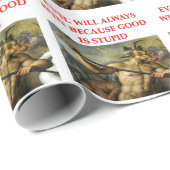 悪 ラッピングペーパー (ロールコーナー)