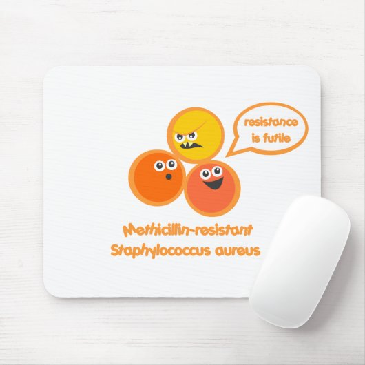 悪MRSA マウスパッド (マウス)