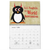悪PENGUIN™の漫画のカレンダー2016年 カレンダー (1月 2026)