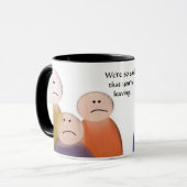 悲しいあなたは離れのマグカップ マグカップ (正面左)