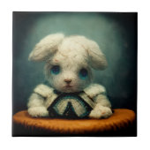 悲しいうさぎ タイル (正面)