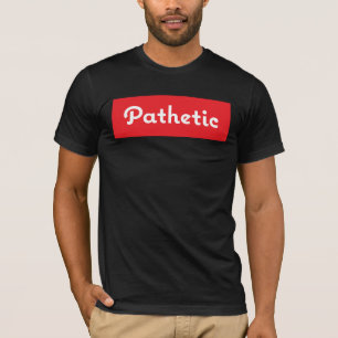 悲しいおもしろTシャツの正方形のデザイン Tシャツ