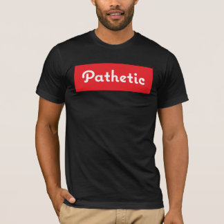 悲しいおもしろTシャツの正方形のデザイン Tシャツ