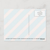 悲しいかぶれたかわいいジンジャーブレッドマン ポストカード (裏面)