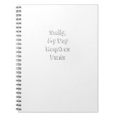 悲しいことに私の日はズボンが必要 ノートブック (正面)