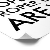 悲しいことに適切な英語のスペルを使う人々 ポスター (角)