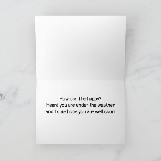 悲しいのは天気の中でUと聞くから カード (内部)