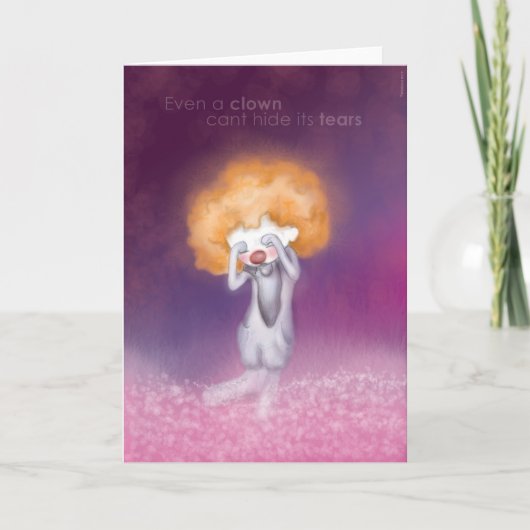 悲しいのは知っている カード (正面)