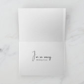 悲しいひまわり カード (内部)