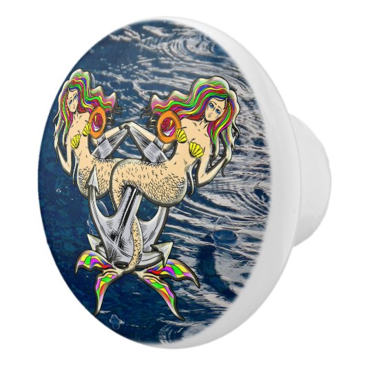 悲しいほど人魚のアットいかり セラミックノブ (右)