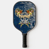 悲しいほど人魚のアットいかり ピックルボールラケット (正面)