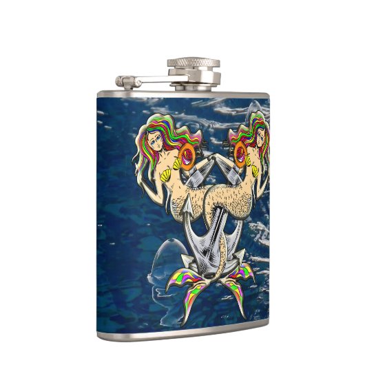 悲しいほど人魚のアットいかり フラスク (右)