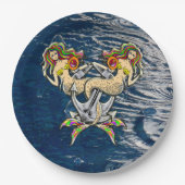悲しいほど人魚のアットいかり ペーパープレート (正面)