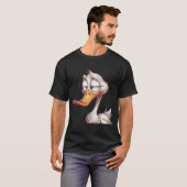 悲しいアヒル好きのアヒル Tシャツ (正面フル)