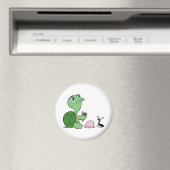 悲しいウミガメ幸せなアリ マグネット (インサイチュ (食洗機))