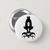 悲しいエイリアンボビースケッチ 缶バッジ (正面&裏面)