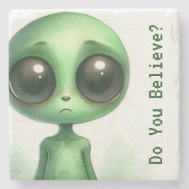 悲しいエイリアン – あなた信じは? ストーンコースター