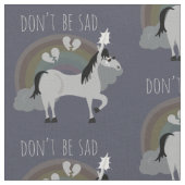 悲しいエモ・ユニコーン ファブリック (クローズアップ)