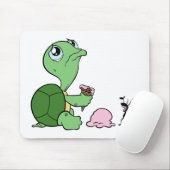 悲しいカメの幸せな蟻 マウスパッド (マウス)