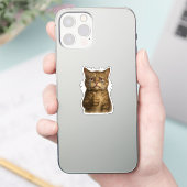 悲しいキティのサムズアップ・ミーム シール (スマートフォン)