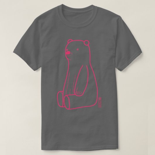 悲しいクマ7 Tシャツ (デザイン正面)
