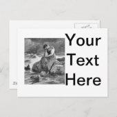 悲しいゴシック様式の女性ヴィンテージ悔やみや弔慰アートイラストレーション ポストカード (正面/裏面)