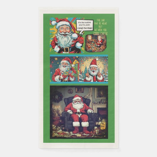 悲しいサンタペーパーナプキン (正面)