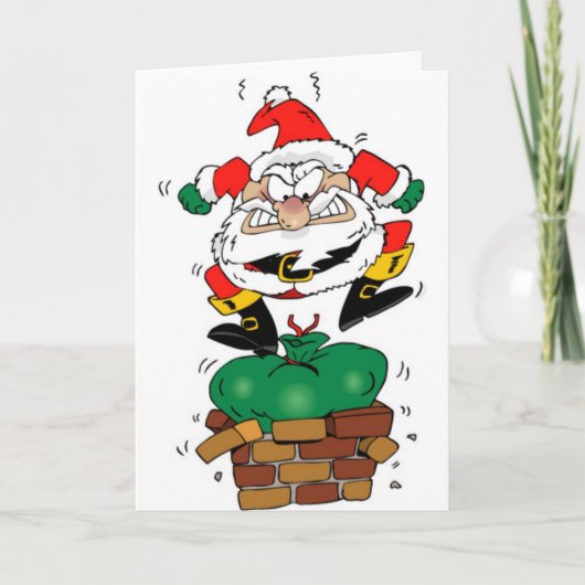 悲しいサンタ シーズンカード (正面)