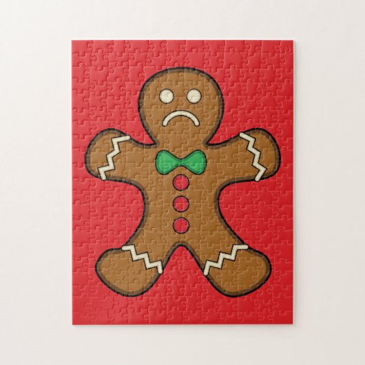 悲しいジンジャーブレッドマン ジグソーパズル (縦)