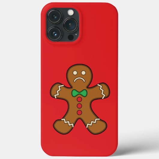 悲しいジンジャーブレッドマン Case-Mate iPhoneケース (裏面)