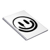 悲しいスマイル絵文字 ノートブック (右側)