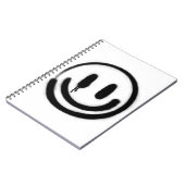 悲しいスマイル絵文字 ノートブック (左側)