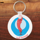 悲しいソーセージ キーホルダー (正面)