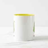 悲しいドリアン+ハグなし ツートーンマグカップ (中央)